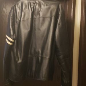Leather jacket use for a motorbike